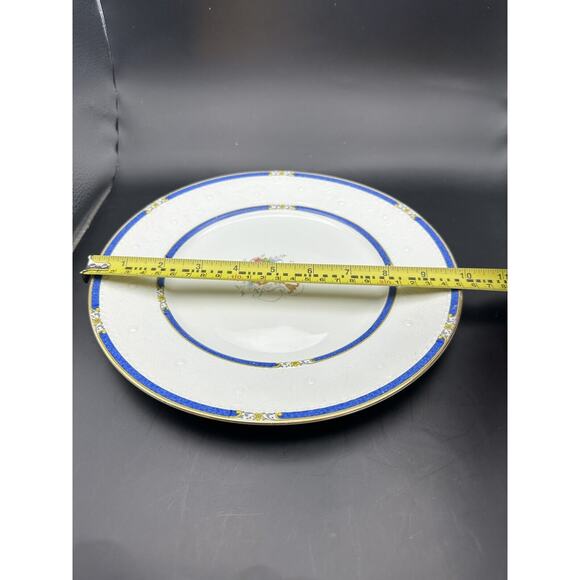 Antique Alfred Meakin "Argyle" Porcelain 10" Dinner Plate 1920s MEA16 - Picture 6 of 6